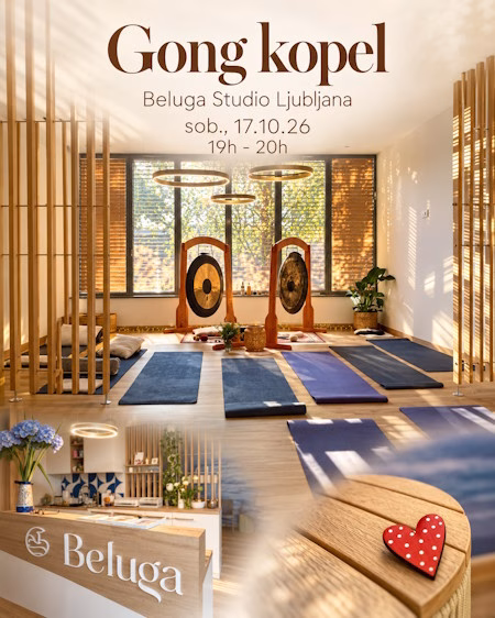 Gong kopel v Beluga Studiu Ljubljana
